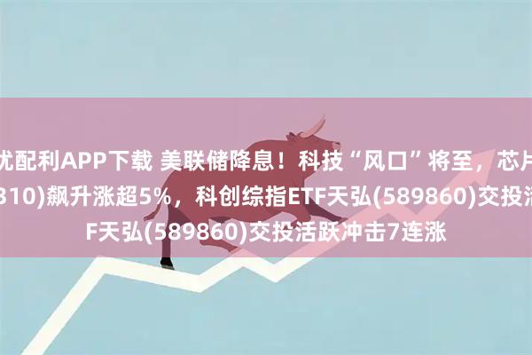 优配利APP下载 美联储降息!科技“风口”将至,芯片ETF天弘(159310)飙升涨超5%,科创综指ETF天弘(589860)交投活跃冲击7连涨
