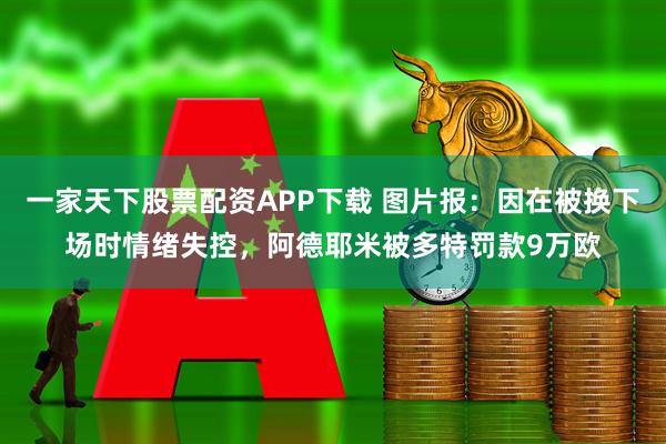 一家天下股票配资APP下载 图片报：因在被换下场时情绪失控，阿德耶米被多特罚款9万欧