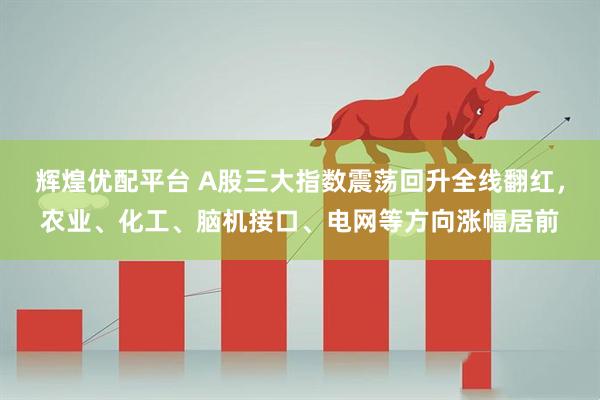 辉煌优配平台 A股三大指数震荡回升全线翻红,农业、化工、脑机接口、电网等方向涨幅居前